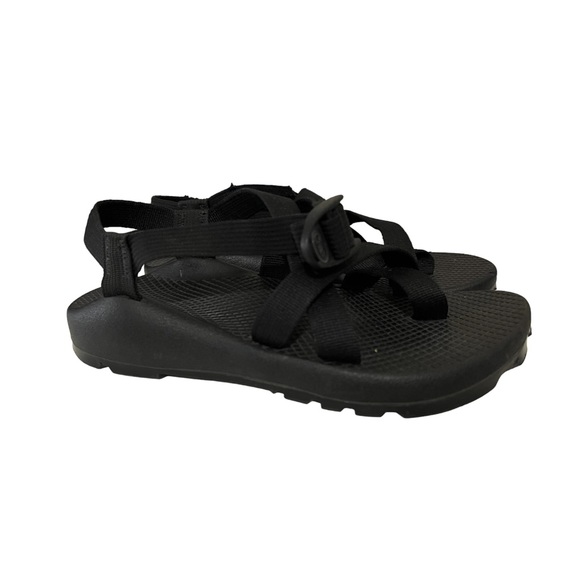 Chaco Shoes Chacos Black Hiking Sandals Size 8w Guc 202 Final Sale